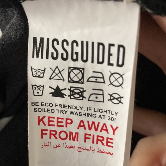 MISSGUIDED Petite Polka Dot Puff Sleeve Mini Dress US 4/S - Picture 6 of 8